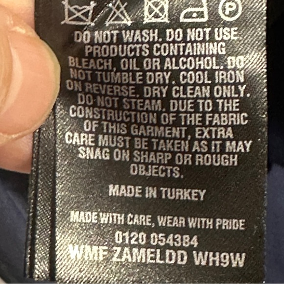 Ted Baker dress, size 1 (equiv. to 2-4), navy blue with shoulder bow, sheath - Picture 13 of 14